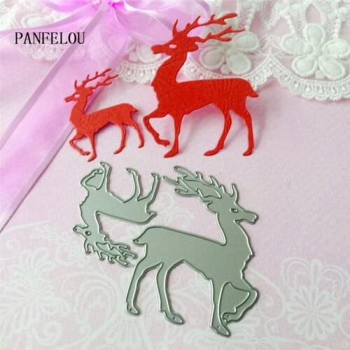 PANFELOU mother deer paper die cutting dies metal craft Scrapbooking/DIY Easter Valentines Day Embossing mould Easter