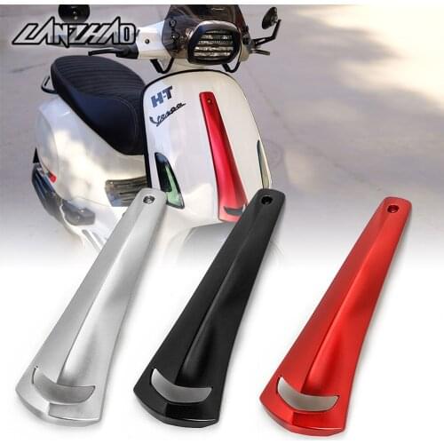 Motorcycle Front Horn Cover Panel Fairing Center Grill Belt Guard CNC Accessories for Vespa Sprint Primavera 150 2019 2020 2021