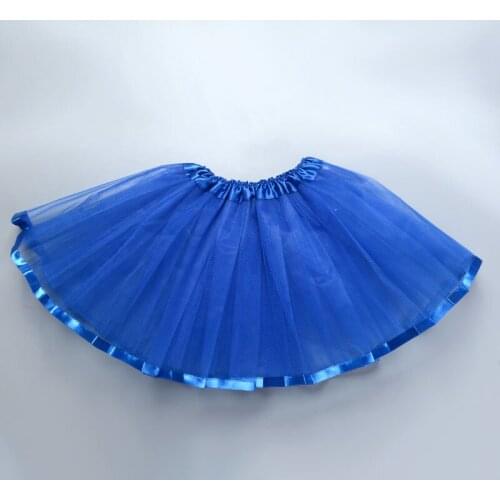 2020 Sweet Girls Tutu Skirts Baby Girls Fluffy Pettiskirts Skirt Princess Girl Ball Gown blue skirt Dance Wear Party Clothes