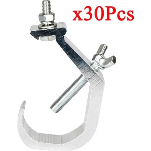 30Pcs/lot Aluminum Stage Lighting Hook LED Par Beam Hooks DJ Club Hanging Clamp Professional Disco Equipment LED party Lights