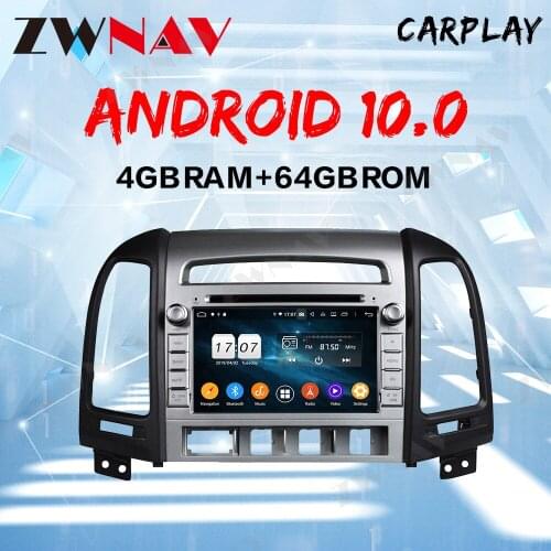 Android 10 DSP For Hyundai Santa Fe 2006-2012 Car Multimedia Stereo Player DVD Radio GPS Navigation Head unit Audio
