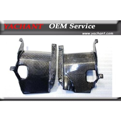 Car-Styling Carbon Fiber Intercooler Side Plates Fit For 08-12 Mitsubishi Lancer Evolution EVO X EVO 10 Intercooler Side Plates