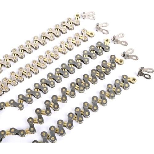 80%HOT 8/9/10/11/12 Speed Semi-hollow Bicycle Chain for Mountain Bike Cycling Parts