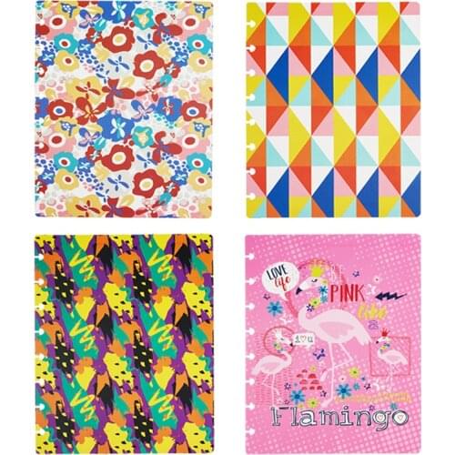 Fromthenon Stylish Color Discbound Disc and Cover Dics Ring Mushroom Hole Notebook Shell for Happy Planner Scrapbooking Supplies