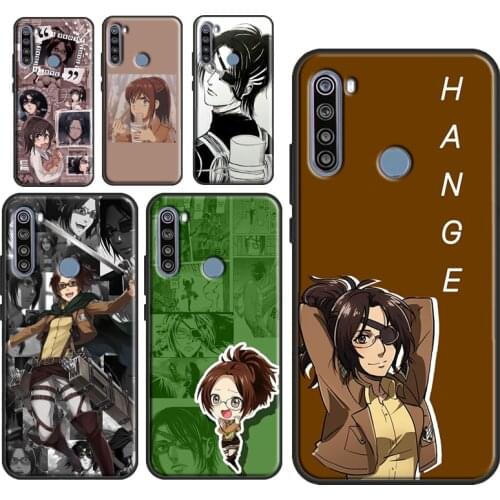 Hange Zoe Attack on Titan anime Phone Cover For Xiaomi Redmi Note 9 Pro 8 7 8T 9S 7A 8A 9A 9C 9T K40 Redmi Note 10 Case