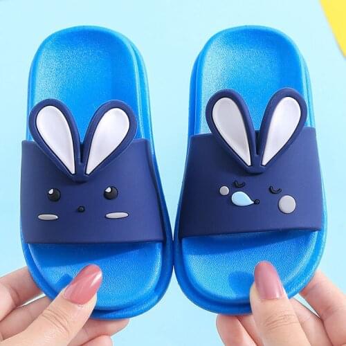 Childrens 2021 Summer casual Childrens Slippers For Boys Womens sandals PU Flip Flops baby Non-slip Beach Sandals