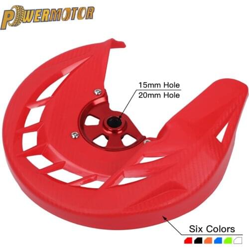 Motorcycle Front Brake Disc Gaurd Protector For Motocross Dirt Bike OffroadCR125 CR250 04-07 CRF250R CRF450R 2004-2016 MX