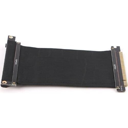 PCI Express PCI-e3.0 16x Flexible Cable Card Extension Port Adapter High Speed Riser Card Graphics Cards Connector Cable L type