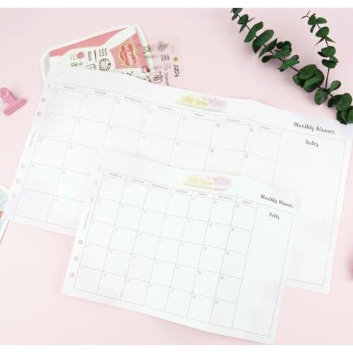 Jamie Notes Cute Fantasy Notebook And Journal Refill Filler Paper A5A6A7 Planner Accessories For Filofax School& Office Supplies