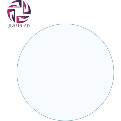 JIWEINIAO Round Borosilicate Glass Heated Tempered Plate 220mm 200mm 3mm Flat Transparent HeatBed 3D Printers Parts Build Plate