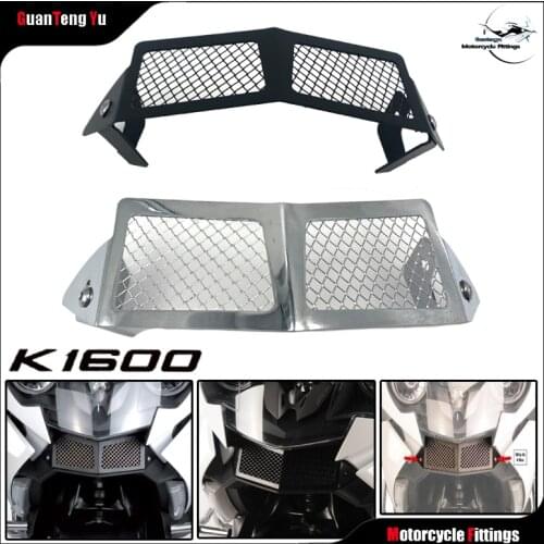For BMW K1600GT K1600GTL motorcycle modified oil cooler protection grille front fairing vent radiator guard decoration K1600 GTL