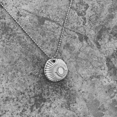 Drop Shipping , Women Romantic Jewelry Necklace Silver 925 Non Tarnish Necklace with Shell Pattern Fresh Water Pearl Charm