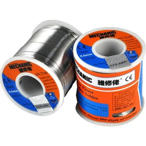 MECHANIC 500g Solder Silk low Temperature Rosin Flux 0.5 0.6 0.8 1.0mm Low Meltingl Point Solder Wire Soldering Tin BGA Welding