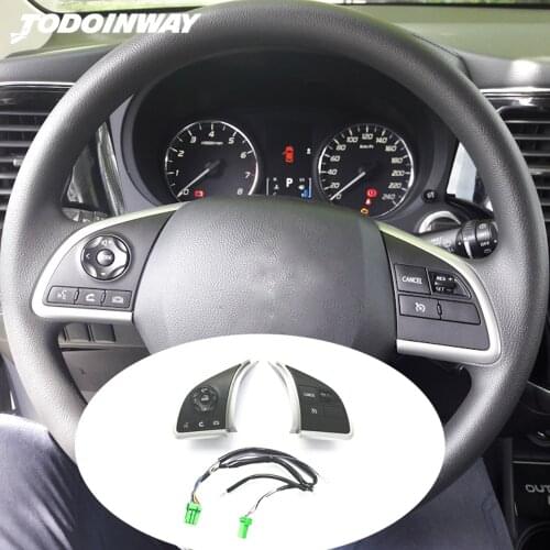 For Mitsubishi Outlander 3 Sport 2016 Space Star Attrage 2019 Cruise Control Switch Steering Wheel Button Audio Bluetooth Switch