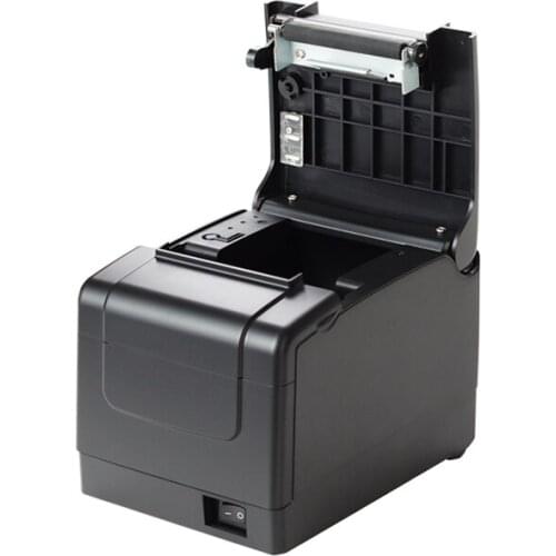 POS Thermal Receipt Printer With Automatic Cutter 80mm USB&Serial&LAN Port Desktop Ticket Printer HS-J80BUSL