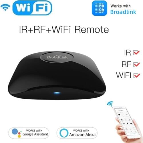 New WiFi RF IR Universal Remote Controller RF Appliances Broadlink App Voice Control via Alexa Google Home,RM4 Pro RM4c mini