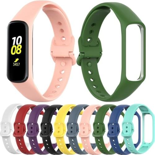 Soft Silicone Strap For Samsung Galaxy Watch Fit e R375 Smart Watch Band Correa For Samsung Galaxy Fit e Bracelet Loop