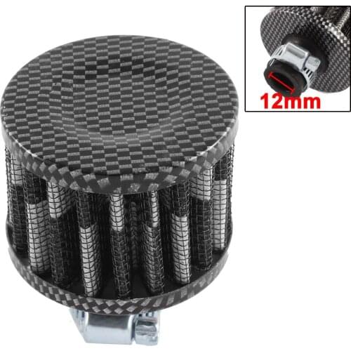 UXCELL Car 12Mm Inlet Diameter Air Intake Filter Turbo Vent Crankcase Breather