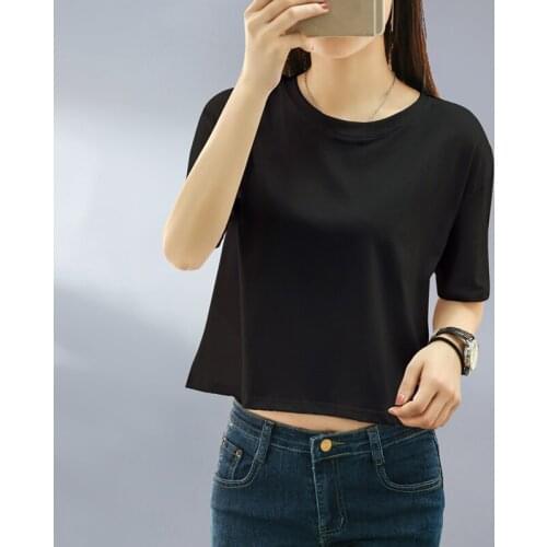 Женские короткие футболки VBNFGH China At AliExpress