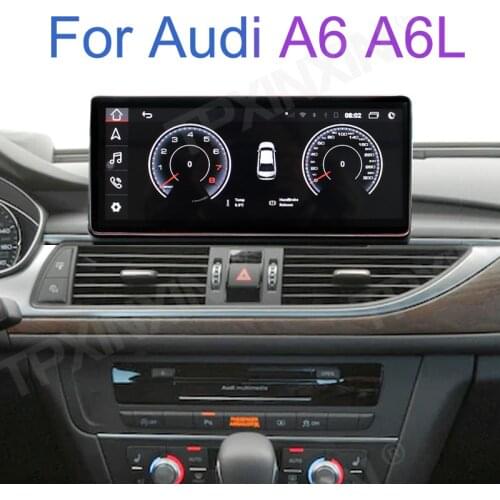 10.25'' For Audi A6 A6L C7 RS6 MMI TFSI Android Car GPS Navi Radio CarPlay Stereo Audio Accessories Navigation With IPS Screen