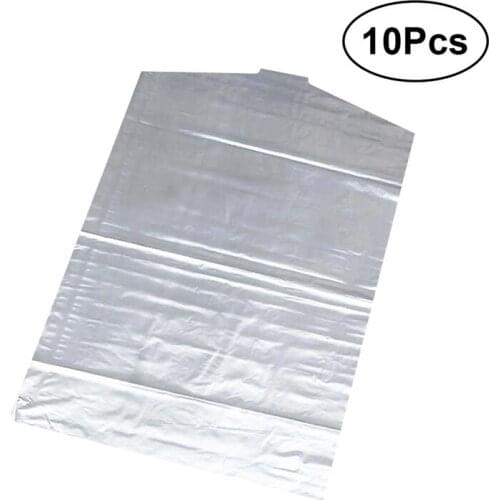 10pcs 60*90-150 Waterproof Clothing Dustproof Bag Plastic Transparent Suit Coat Dust Cover Clothes Storage Organize Bags