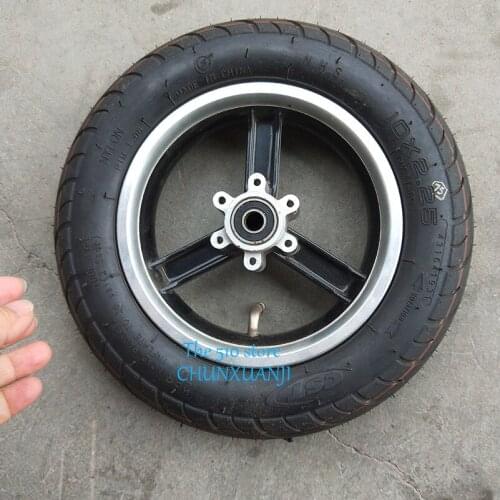 2019 hot sale made in china 10 inch 10X2.25 wheel rim scooter for electric scooter mini bike hub aluminum alloy hub frame