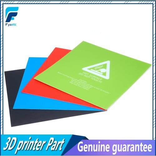5pcs 220x220mm Blue/Black/Red/Green Frosted Heated bed For Wanhao i3 Anet A8 Tarantula 3D Printer Sticker Build Sheet Plate Tape