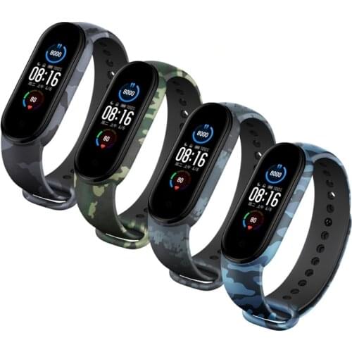 Bracelet for Xiaomi Mi Band 5 4 3 Sport Strap watch Silicone wrist strap For xiaomi mi band 3 4 5 bracelet Miband 4 3 5 Strap