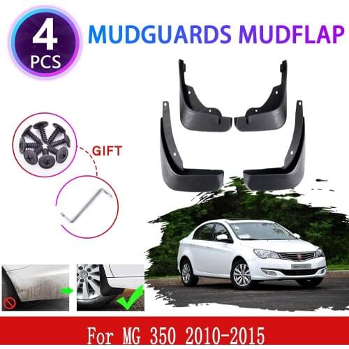 4x for MG 350 MG350 2010 2011 2012 2013 2014 2015 Mudguards Mudflaps Fender Mud Flap Splash Mud Guards Protect Cover Accessories