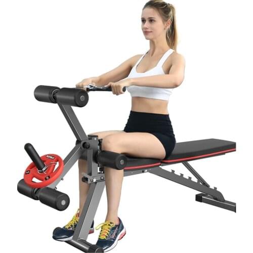 Household Fitness Workout Gym Exercise Training Equipment Indoor Fitness Adjustable Fitness Stool Dumbbell Bench Sit Up Stool 4