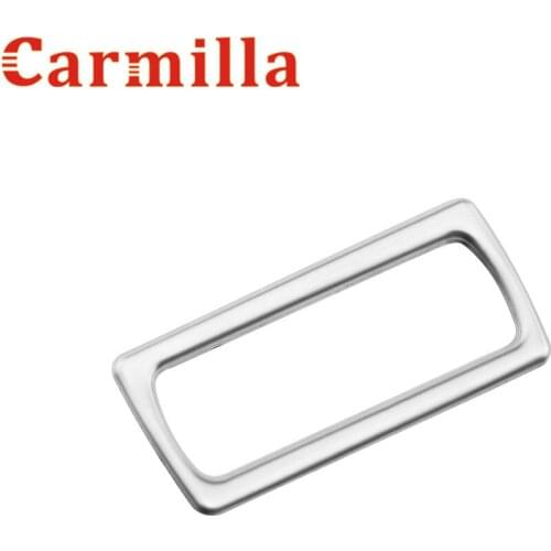 Carmilla Car Stainless Steel Rear Door Lock Switch Sequins Armrest Decoration Trim Sticker for Ford Focus 4 MK4 2015 2016 2017