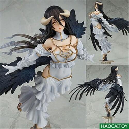 29cm Overlord albedo Sexy girl Anime Cartoon Action Figure PVC toys Collection figures for friends gifts