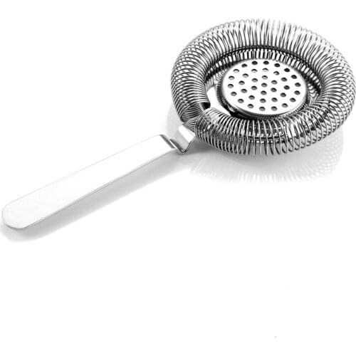 Premium Hawthorne Strainer in 18-8 (#304) Stainless Steel, Silver Mirror Finish, High grade Cocktail Barware / Bartender Tools
