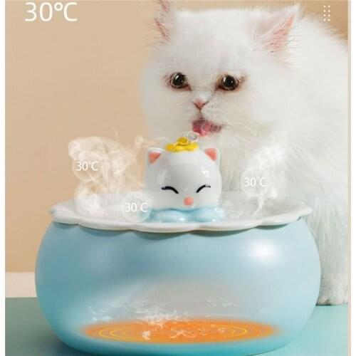 Ceramic Automatic Drinker for Cats Pet Cat Water Fountain Rabit Water Dispenser Dogs Drinking Dog Water Bowl Cat Accessories