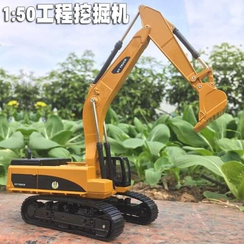 1:50 high simulation alloy excavator tipper truck forklift truck model childrens construction engineering vehicle model car