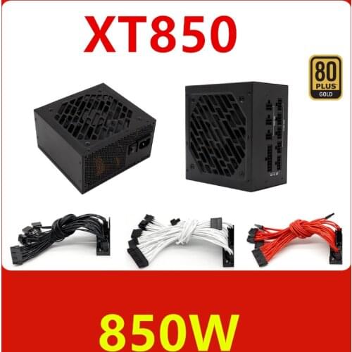 New Original PSU For Jizhimao ATX 80plus Gold Silent 850W Power Supply XT850