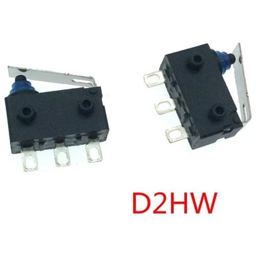 2pcs D2HW original car door lock micro switch 3 feet IP67 waterproof for VW golf skoda octavia mk1 Fabia 2 seat altea xl