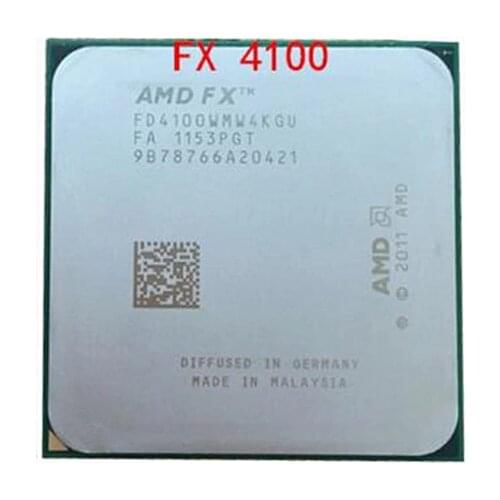 Free shipping AMD FX 4100 AM3+ 3.6GHz CPU processor FX serial free shipping