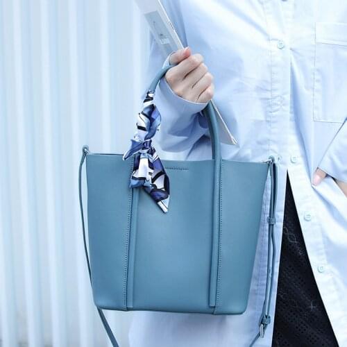 Luxury Handbags Women Bags Designer Genuine Leather Crossbody Tote 2021 New Single Shoulder Bag Office Ladies Fashion Bucket