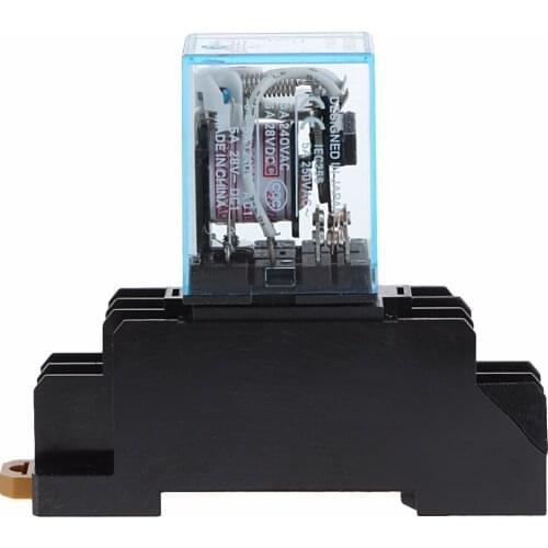 220/240 V AC Bobina Power Relay DPDT MY2NJ 8 Pin With Base Best Quality