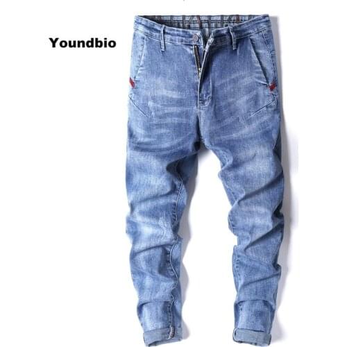 Мужские осенние джинсы Youndbio China At AliExpress