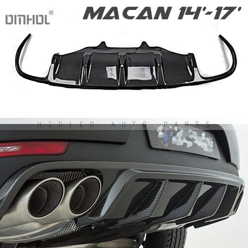 Carbon Fiber Rear Diffuser For Porsche Macan 14'-17' Car Styling Body Kit Tuning