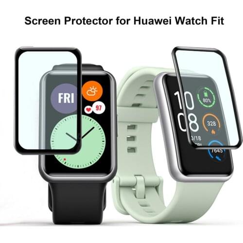 3D Coverage Screen Protector Film For Huawei Honor Watch ES Watch Fit HD Clear Water-proof Film Curved Composite Material