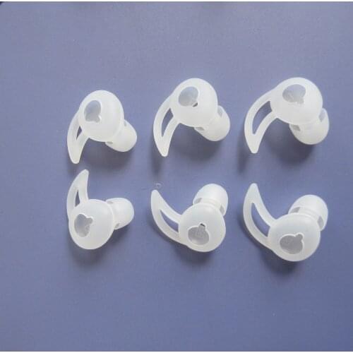 1Lot(6pcs) replacement silicone ear tips buds earbuds eartips for Gear Circle R130 Headset Headphones