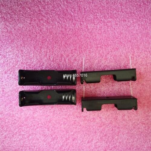 10PCS/lot AA Size Plastic Battery Case Holder Box Battery AA Pack With PCB Pin Diy For Soldering Connecting