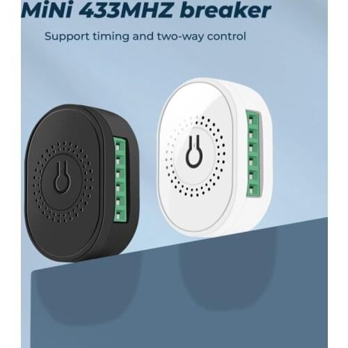 16A Mini 433MHZ Two Way On-off Device Wireless Switch Timing Function Switch Don't Need WIFI Or APP
