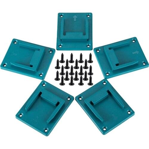 TOP 5 Packs Tool Holder Dock Mount for Makita 18V Drill Tools Holder, Hanger(Lot of 5,As Shown)