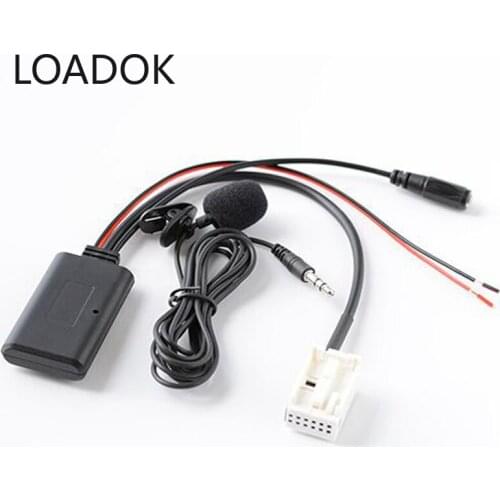 Car Bluetooth 5.0 Module Adapter MP3 Handsfree Handsfree for Volkswagen RCD210 RCD300 RCD310 RNS300 RNS310 MFD2 12 Pin Plug