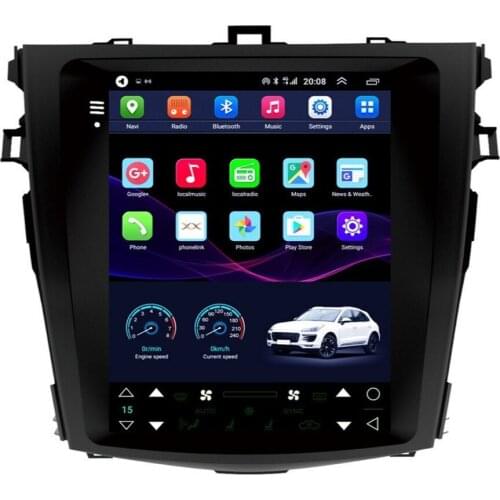 Applicable To Toyota Old Corolla 07-11 Vertical Screen Android Large Screen Navigator GPS All-in-one Machine