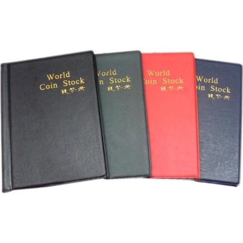 120 Coin Cases Holder Collection Penny Album Book Pockets Storage Fashion Convenient to Carry Portable Storage Book